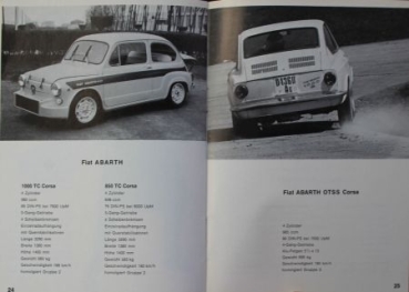 Abarth Modelprogram 1969 "Rallye Bitter" Carbrochure (7724)